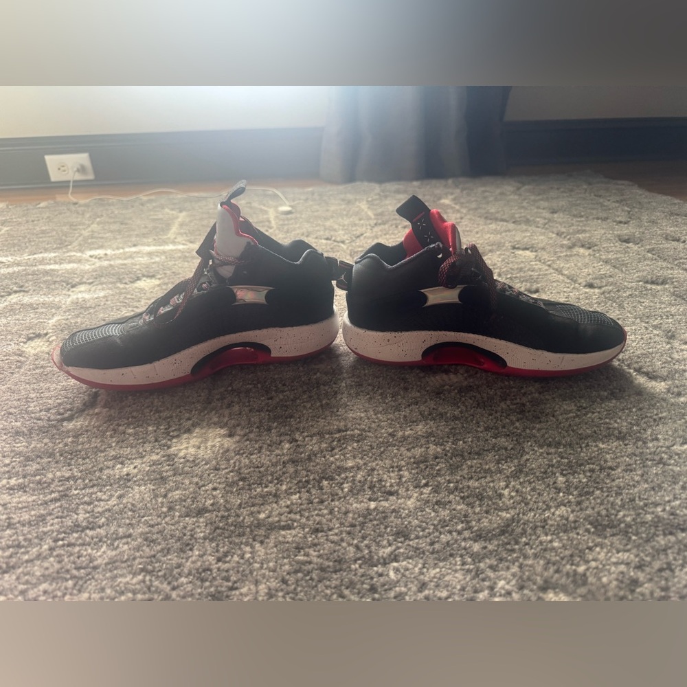 Kids Nike air Jordan 35 Bred basketball shoes